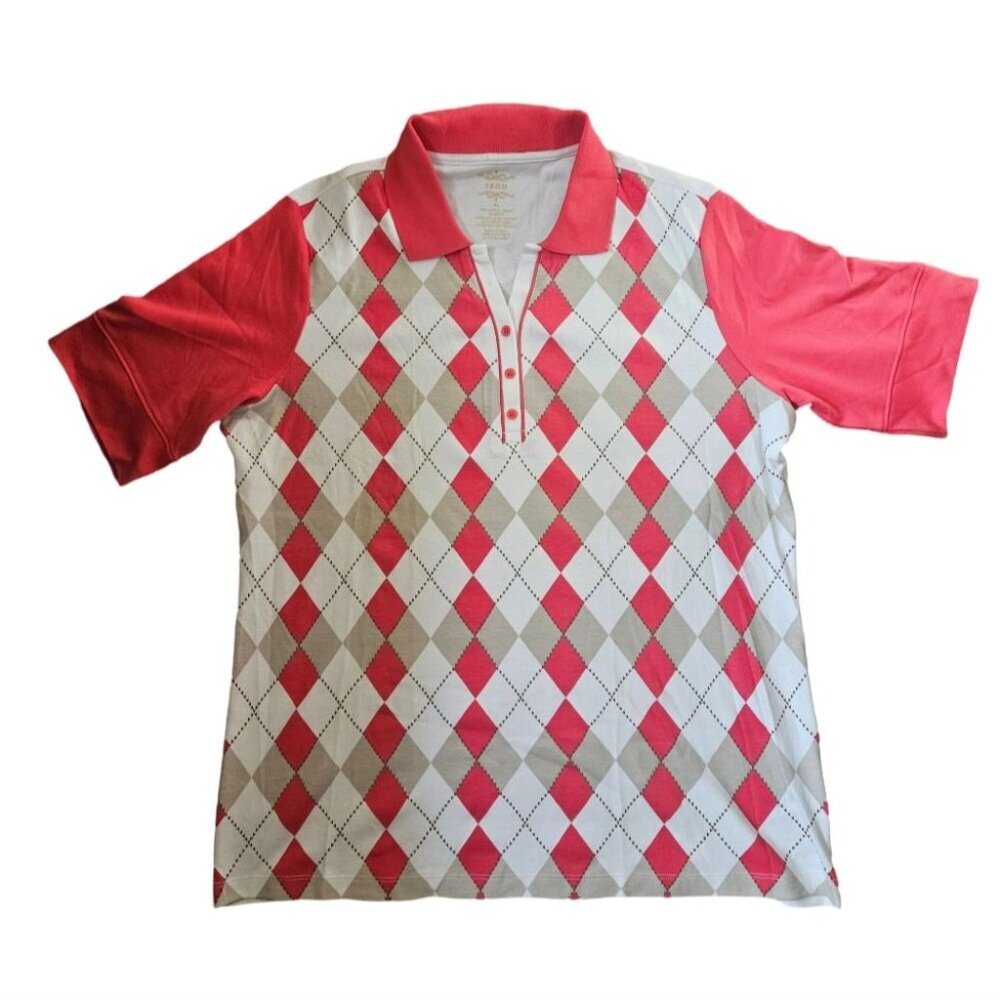 Izod Argyle Polo Golf Shirt